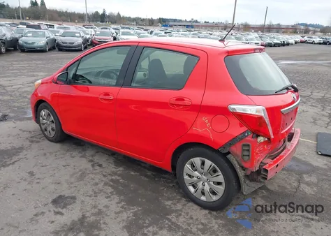 2013 Toyota Yaris Le из США, поврежденный, VIN JTDKTUD34DD556659